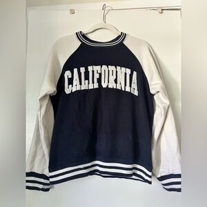 California Raglan style crewneck